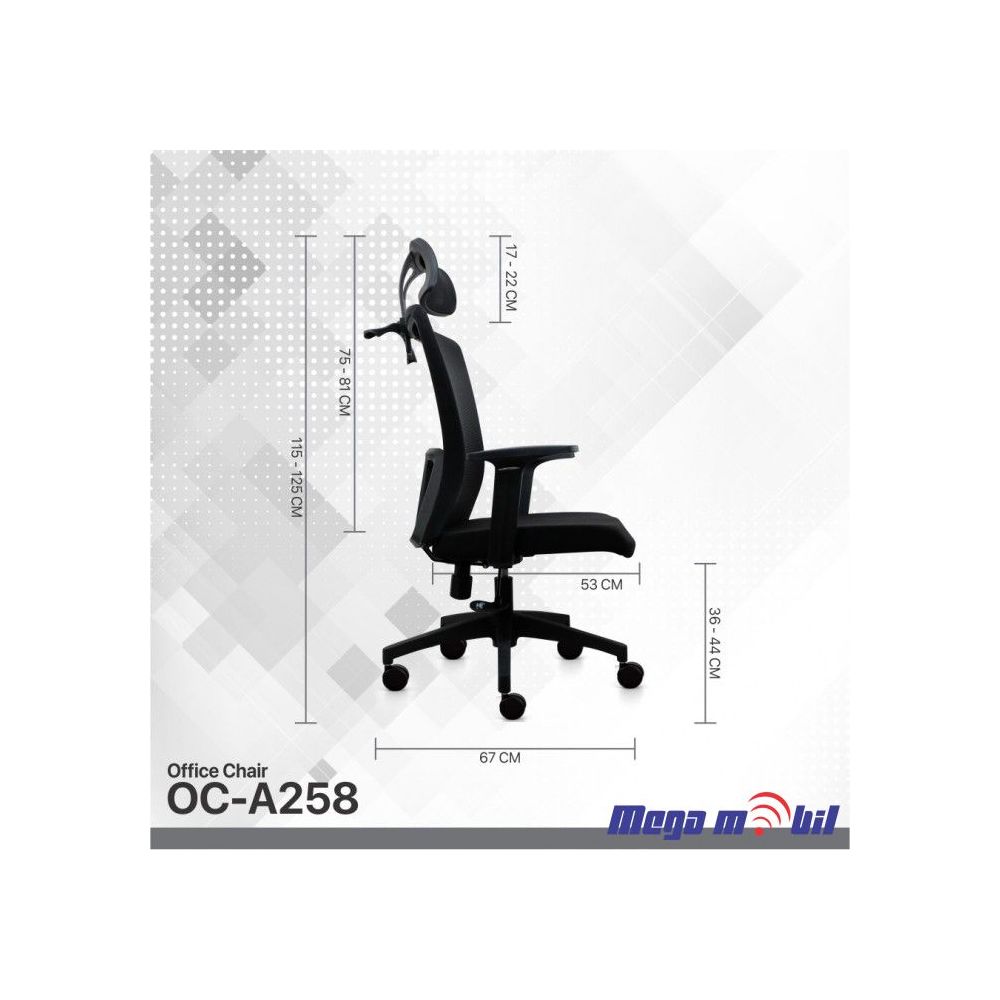 Office chair Fantech OC-A258 pink
